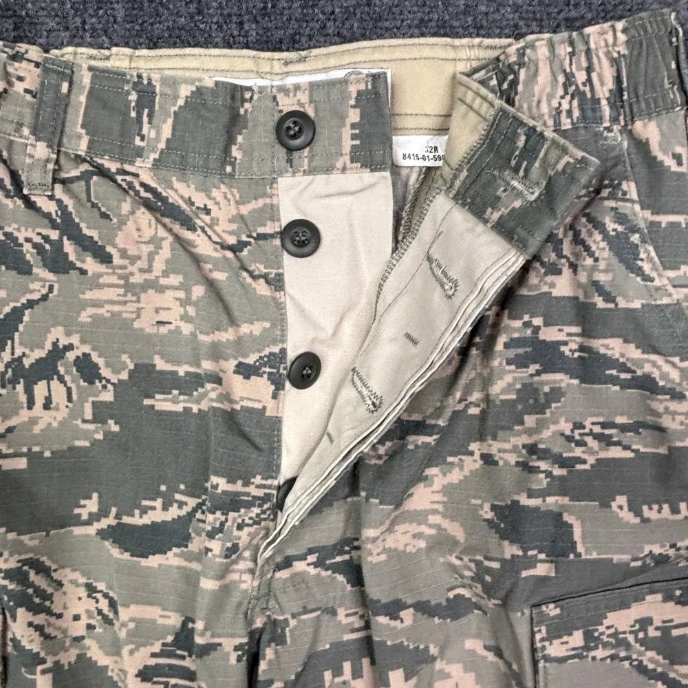 US Air Force ABU Digital Tiger Stripe Camo Utility Jacket Staff Sergeant 40R
